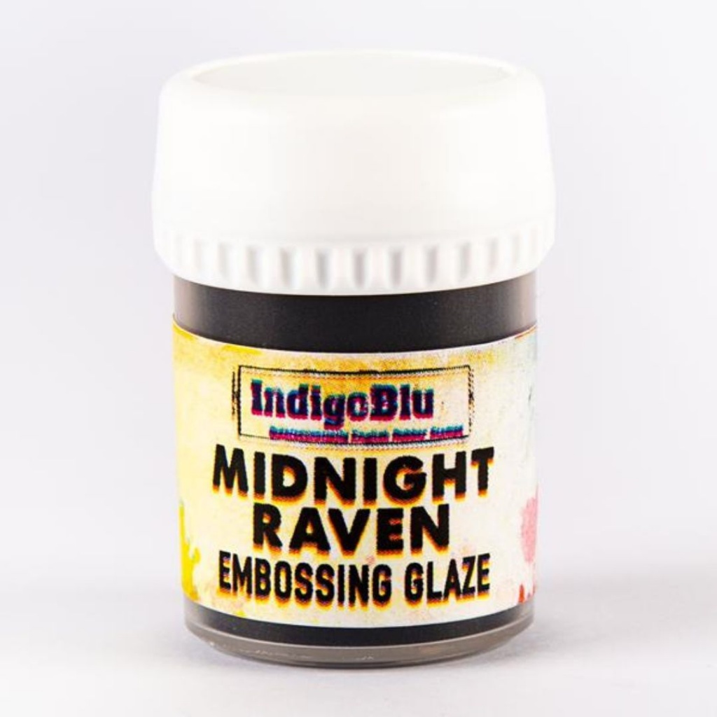 Ultra Fine Embossing Powder Midnight Raven IndigoBlu